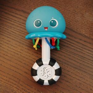 Baby Einstein Lighted Musical Jellyfish Teether Rattle Baby Toddler Toy